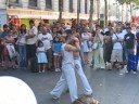 Barcellona luglio 2006 artisti di strada