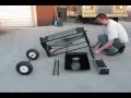 Personal Sized Portable Collapsible Gold Recovery Trommel (2011) Assembly