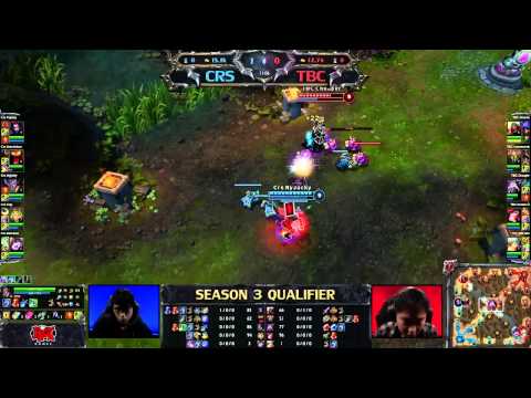 curse gaming - Game starts 6:15 League of Legends Season 3 Qualifiers January 11th 2013 Curse Gaming (CRS) vs The Brunch Club (TBC) Extracted from: http://www.twitch.tv/rio...
