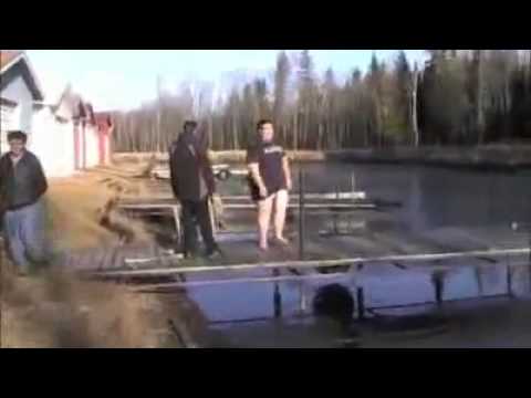 Watch 'Fat kid jumps through ice'