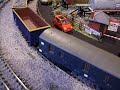 66135 and 37229 leave a engerneering posetion at Dearnford Junction working top and tail. This was at the end of a long day of closure due to ballasting works!! 27.09.08