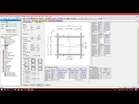 SLAB DESIGN IN MIDAS DESIGN+ 2017