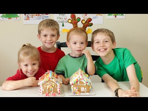 GINGERBREAD HOUSE CHALLENGE for Kids - with QuadSquad