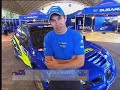 inside subaru impreza world rally car