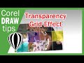 Transparency grids in CorelDraw X3