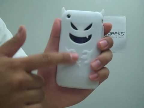 Apple iPhone 3Gs 3G Silicone Case, Rubber Skin - Devil