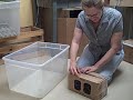 Emptying Crickets into your Cricket Container Emptying Crickets into your Cricket Container