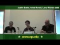 Avital Ronell, Judith Butler, Laurence Rickels: Arendt, Heidegger & The Role of Thinking 2009 14/16