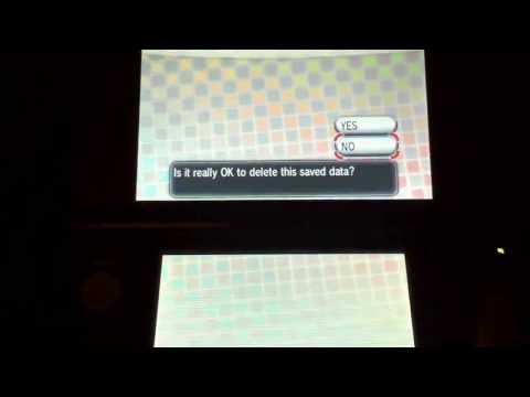 how to delete a pokemon y save