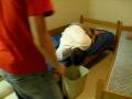 hilarious drunk kid falls in trash can (Tosh.0)