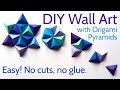 How to Make a Paper Pyramid Origami