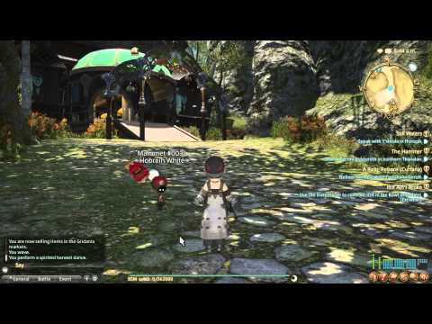 how to harvest ffxiv