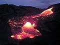 Lava flow Kilauea Volcano