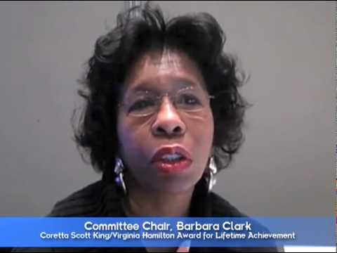 Committee Chair Barbara Clark discusses the brand-new Coretta Scott King/Virginia Hamilton Award for Lifetime Achievement, and the work of author and 