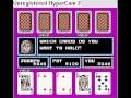 i play a round of poker against joseph, and beat him with not much of a problem.