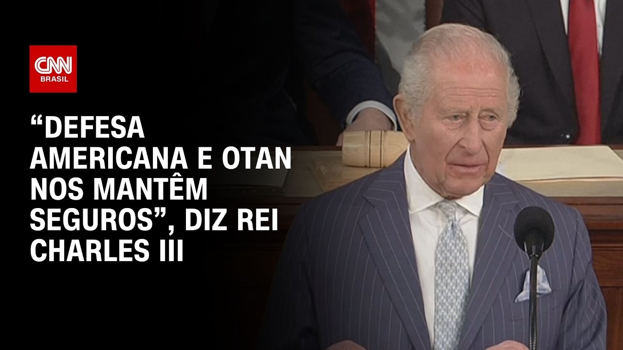Rei Charles III: Defesa americana e Otan nos mantêm seguros | CNN 360°