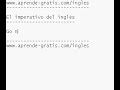 curso de inglés 13   el imperativo