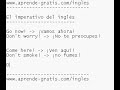 curso de inglés 13   el imperativo