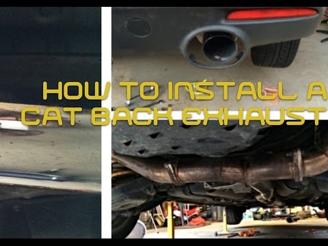 Cat Back Exhaust install on a Mazda 6 MPS