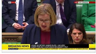 David Lammy asking questions on Windrush Generation Scandal