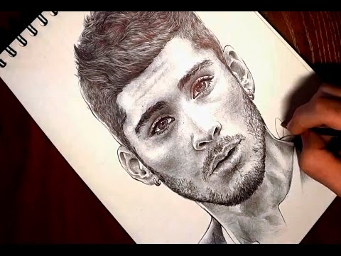 how to draw zayn malik