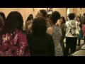 Fans crowding the Poster of David Foster and friend plus interview of a Charice fan