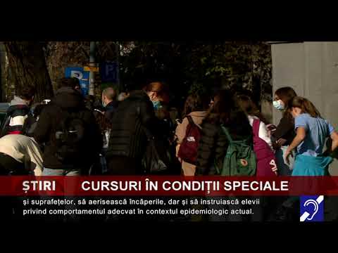 Cursuri în condiții speciale