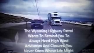 Truck squashes police patrol