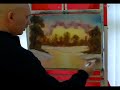 Bob Ross Oil Painting Mild Winter Day By Mark Terrell Pt.5