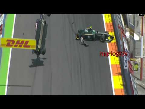 Accidente Mark Webber Crash