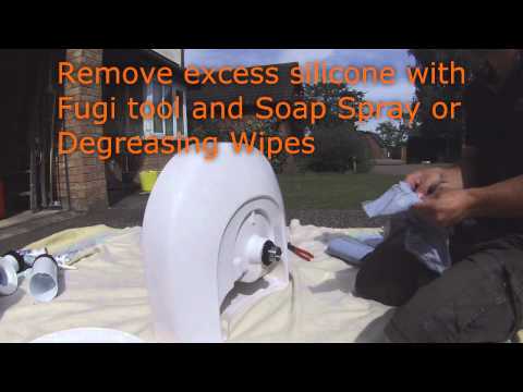 how to fit basin waste