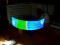 RGB LED POV flying animation -  pic16f628a