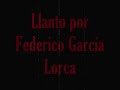 Llanto por Federico García Lorca