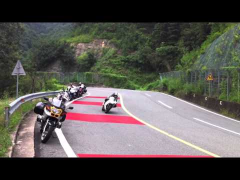 Near fatal motorcycle crash