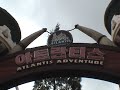 Atlantis Adventure Roller Coaster Front Seat POV Lotte World South Korea