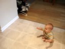 Jay and Shep playing with ball together