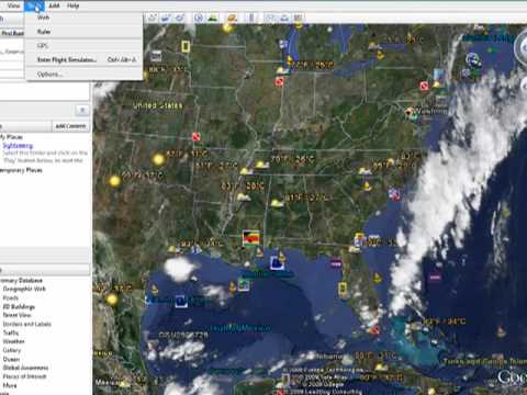 how to sync gps with google earth