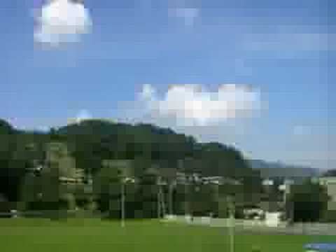 特急あずさの車窓から（富士見～茅野付近）