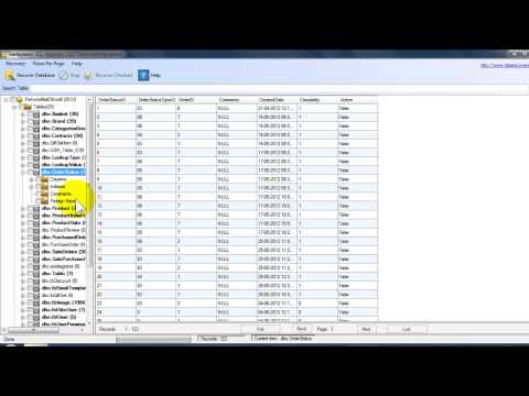 how to recover mdf file in sql server 2005