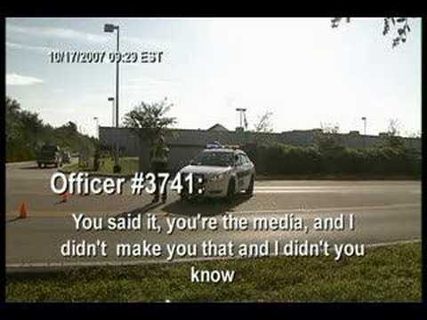 Orlando Police Ignorance of 1st Ammendment
