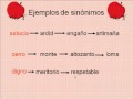 Click to View : Sinónimos y Antónimos