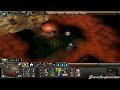 around 20 minutes is a good time to start moving north from the portal, if you haven't been breached already. use bridges and build into ronin's forces over to the west. your imps will get slaughtered trying to take territory, but just deal with it. have some creatures keep the guards busy and claim one of their bridges. now you have a path to the southwest corner of asmodeus' dungeon. take over the bridge there to uncover a piece of the horny talisman.
