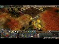 around 20 minutes is a good time to start moving north from the portal, if you haven't been breached already. use bridges and build into ronin's forces over to the west. your imps will get slaughtered trying to take territory, but just deal with it. have some creatures keep the guards busy and claim one of their bridges. now you have a path to the southwest corner of asmodeus' dungeon. take over the bridge there to uncover a piece of the horny talisman.