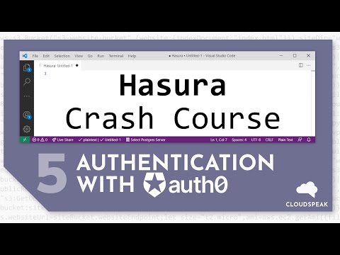 Hasura Crash Course Lesson 5: Authentication with Auth0
