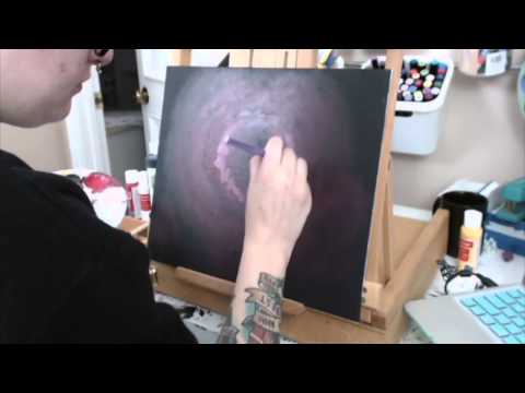 how to paint a nebula