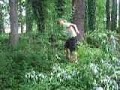 joe getting shot with a paintball gun