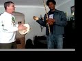 Geraldo and Professor Omi havin fun in Chicago