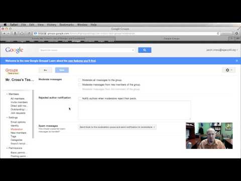how to create google group