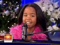 my friends daughter, 10 year old gabi wilson, on the today show, playing alicia keys on piano!
