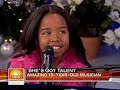 my friends daughter, 10 year old gabi wilson, on the today show, playing alicia keys on piano!